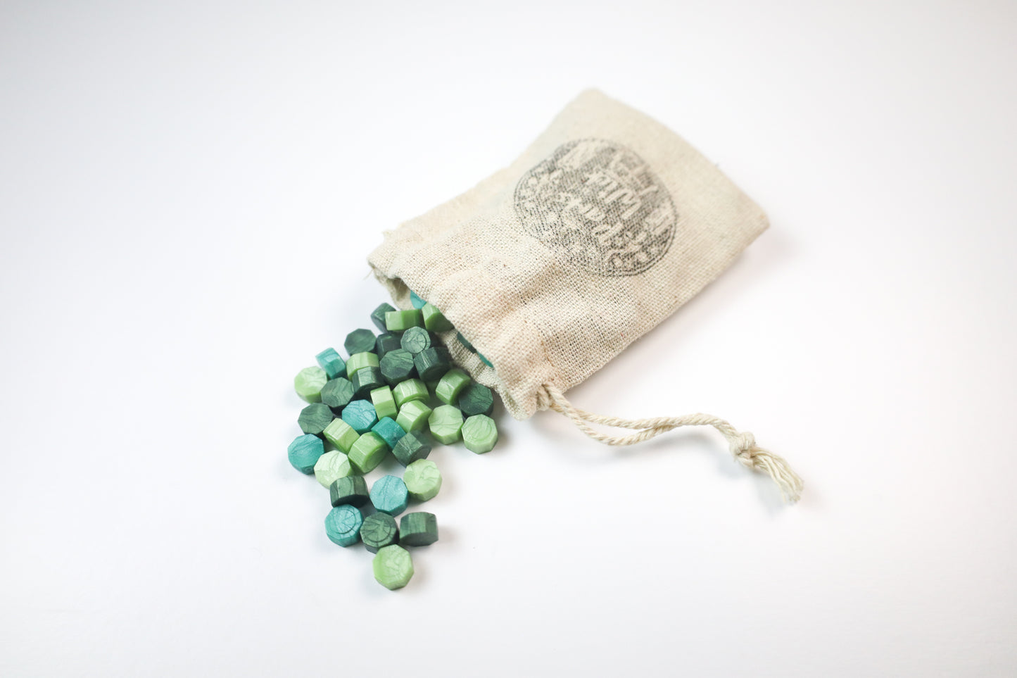 Metallic Green Wax Seal Beads