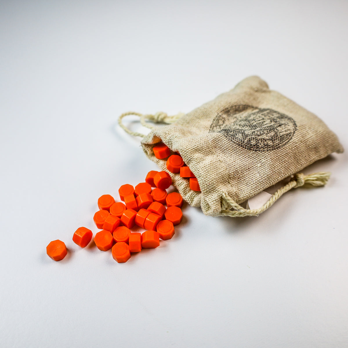Pumpkin Wax Seal Beads