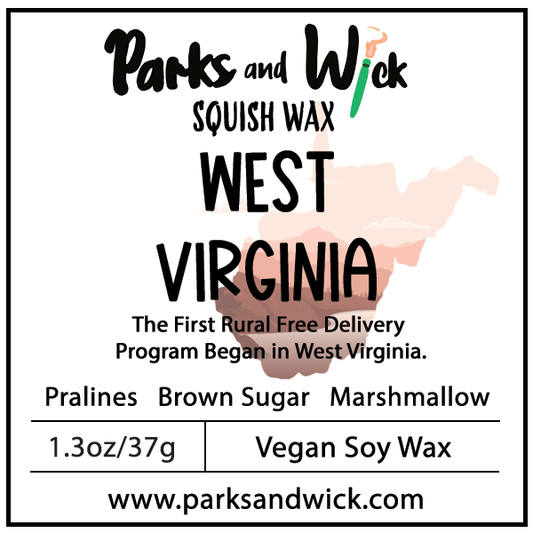 West Virginia State Squish Squeezable Wax Melt