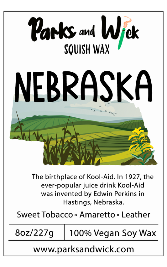 Nebraska State Squish Squeezable Wax Melt-8oz