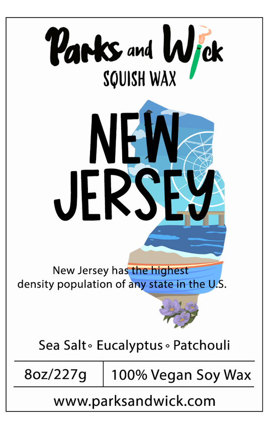 New Jersey State Squish Squeezable Wax Melt-8oz