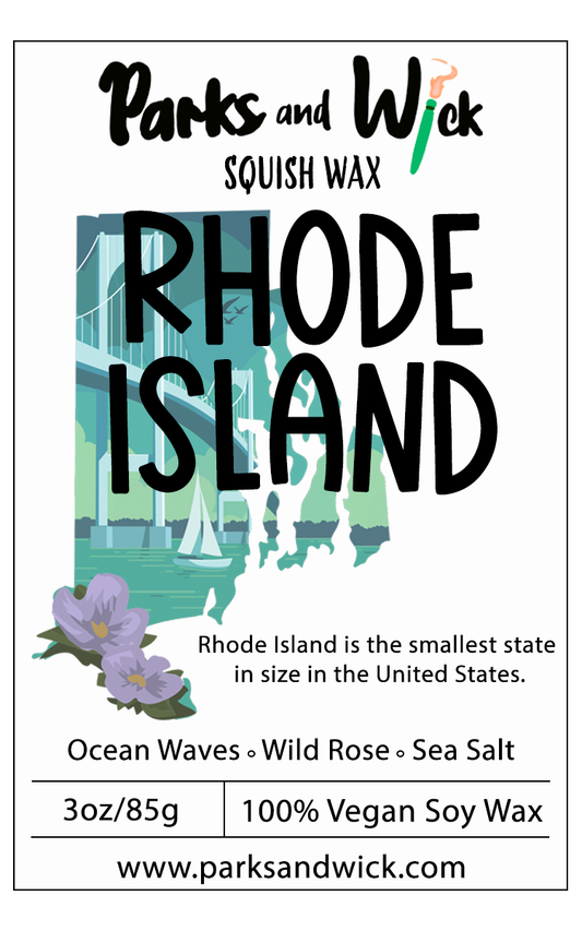 Rhode Island State Squish Squeezable Wax Melt-8oz