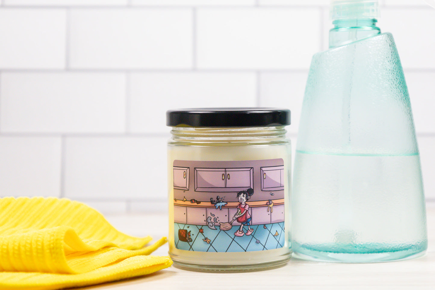 Coconut Soy Candle | Cleaning in Manic Candle | Parks and Wick