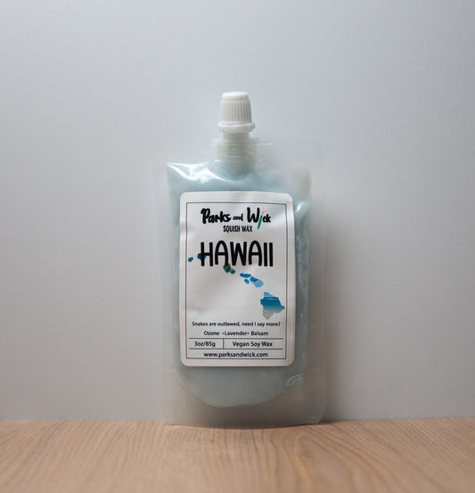 Hawaii State Squish Wax | Hawaii Wax Melts | Parks and Wick