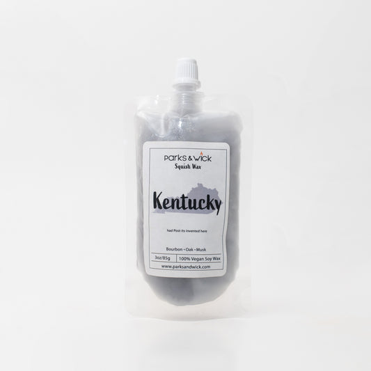 Kentucky State Squish Wax Melt - Bourbon, Orange Peel, Oak